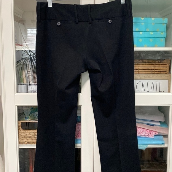 Maurices Black Wide Band Stretch Dress Pants Trousers Bootcut Flare Like New 7/8 - Picture 12 of 16